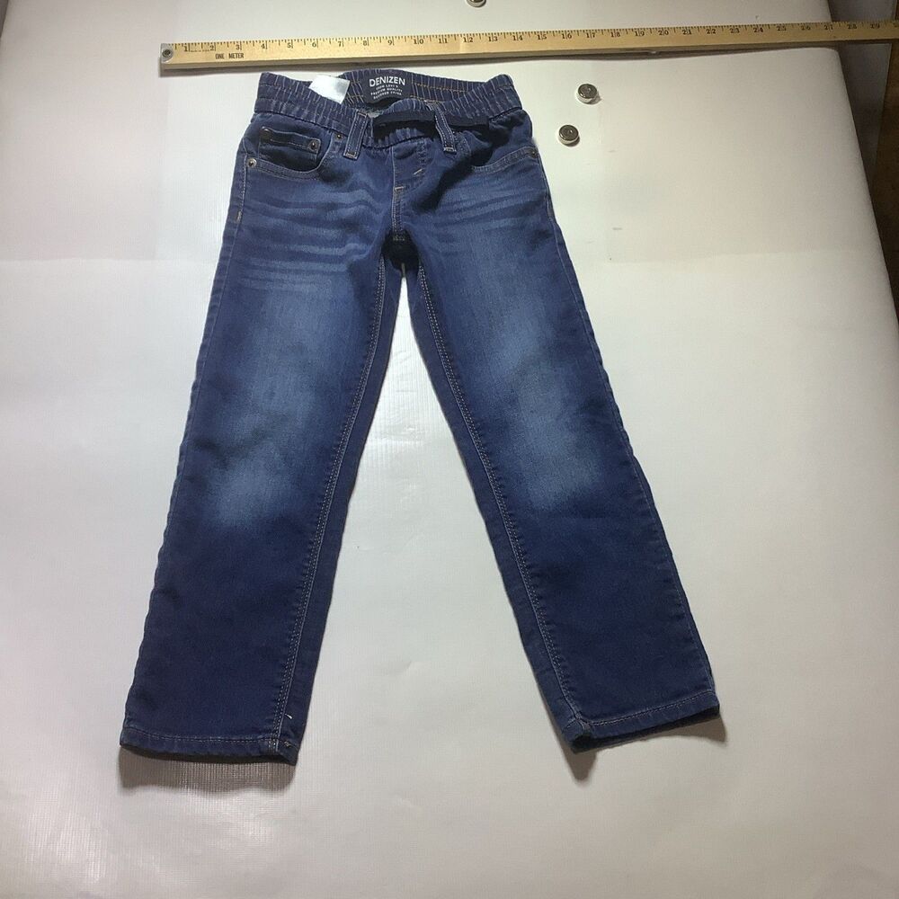 Levi Denizen Jeans Boys Size 5 Regular Pull On Pants